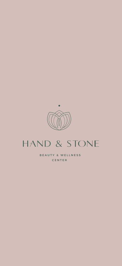 Hand & Stone mobile app brand screen